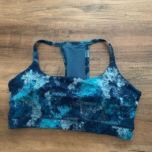 Blue Tie Dye Gymshark Sports Bra